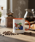 Arm-wrestling mok - koffie setting