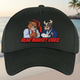 Bear Market Vibes Zwart Cap — zomerse ochtend strand