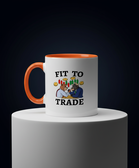 Fit to Trade chart mok - donkere etalage