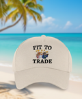 Fit to Trade Crème Cap — strand zomerse setting
