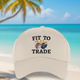 Fit to Trade Crème Cap — strand zomerse setting