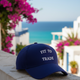 Fit to Trade Navy Cap — Mediterrane zomerse setting