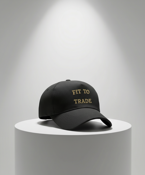 Fit to Trade zwart petje luxe display