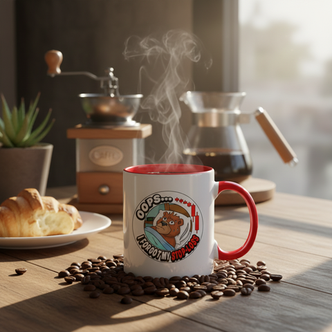 Oops I Forgot My Stop Loss mok in koffie setting